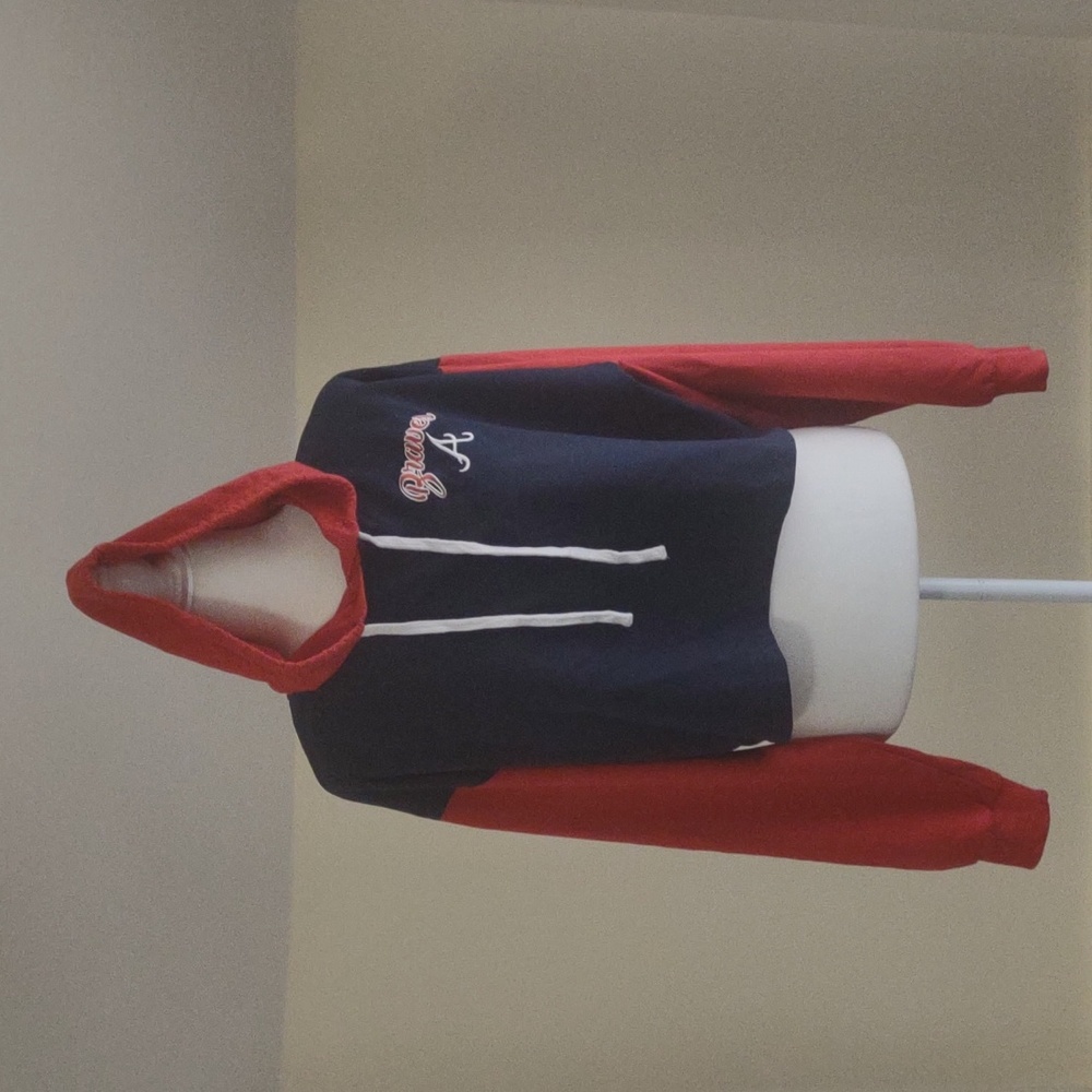 Braves hoodie Size XXL Red/white/blue Genuine Merchandise